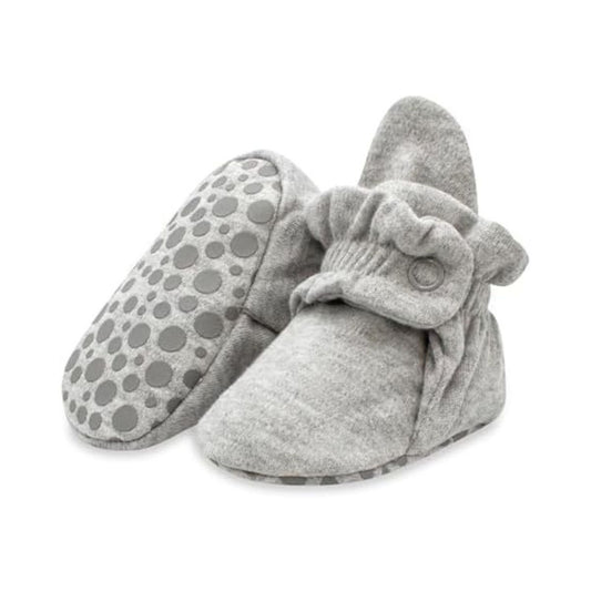 Zutano Unisex Organic Cotton Baby Booties With Gripper Soles