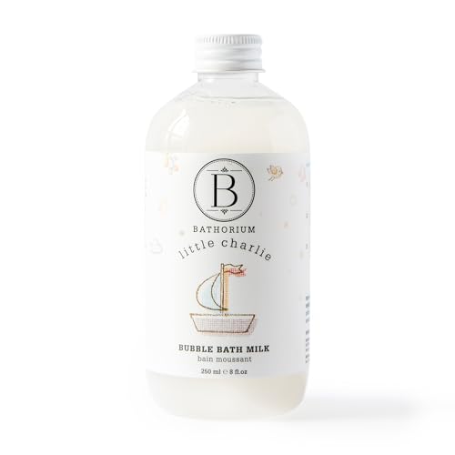 Little Charlie Bubble Bath Milk – Gentle & Nourishing Bubble Bath for Babies, Enriched with Coconut Milk & Oatmeal, Safe for Sensitive Skin, Soothes & Moisturizes, 8 fl.oz