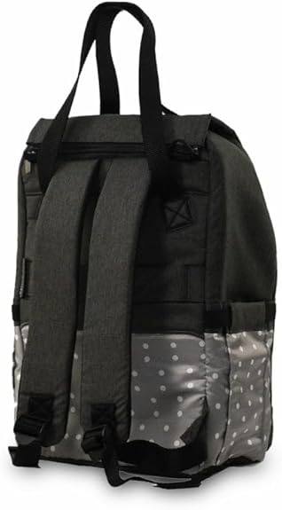 Chevron Pattern Diaper Bag, Charcoal Gray and White, mommy stuff and baby stuff