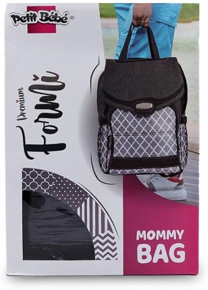 Chevron Pattern Diaper Bag, Charcoal Gray and White, mommy stuff and baby stuff