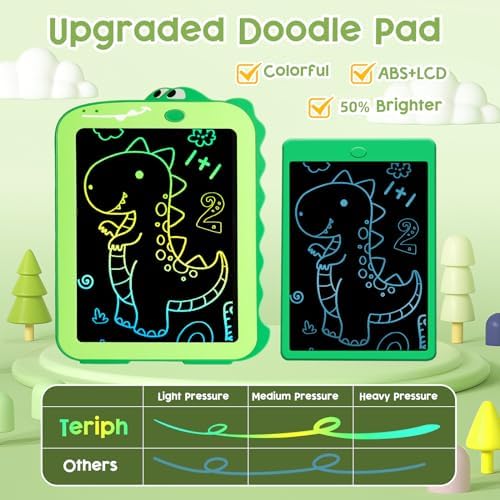 LCD Writing Tablet for Kids, Colorful Toddlers Toys Drawing Board, Educational Kid Toys, Doodle Pad Dinosaur Toys for 2 3 4 5 6 7 8 Year Old Boys Girls Birthday Party Christmas Gifts,8.5inch